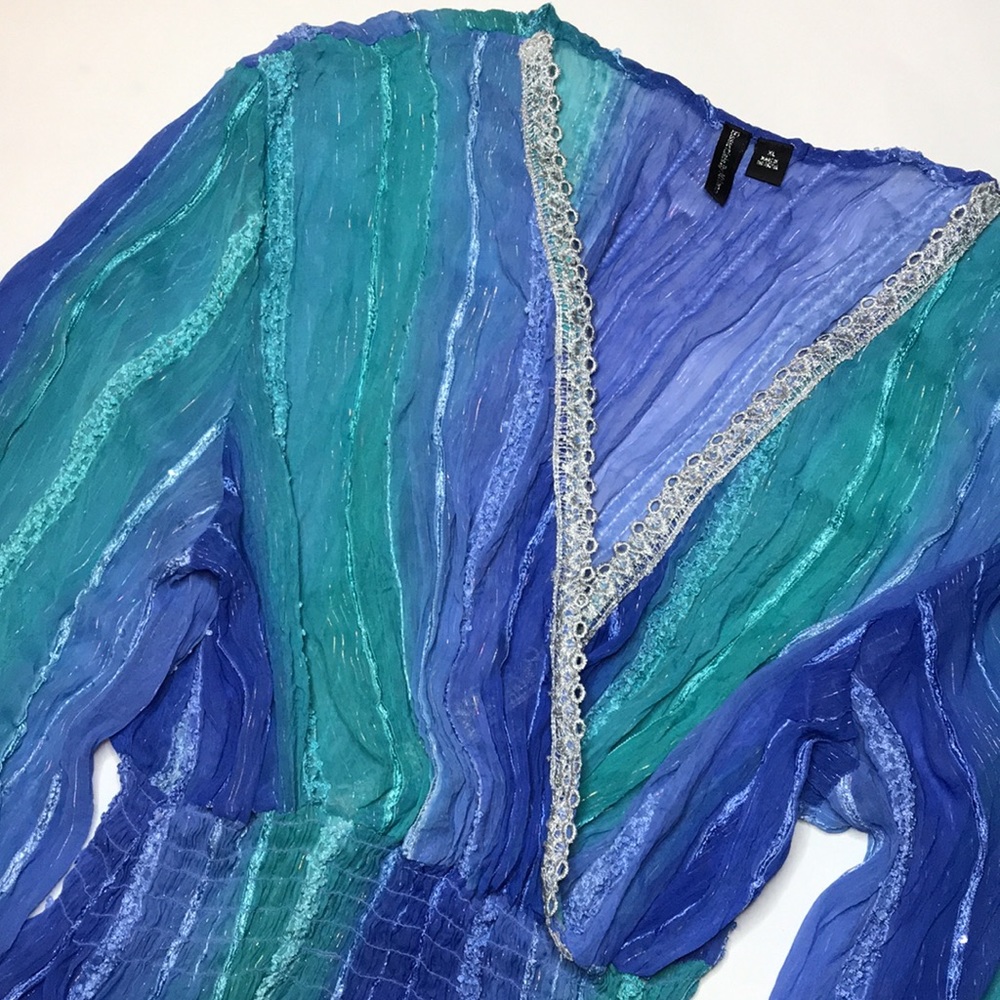 Beautiful Essentials By Milano Smocked Top